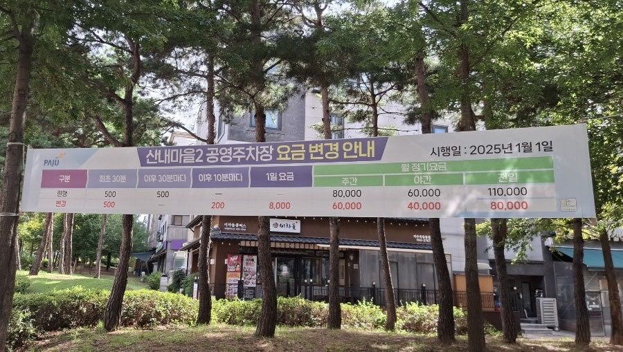 산내마을2 공영 주차장 이미지 1