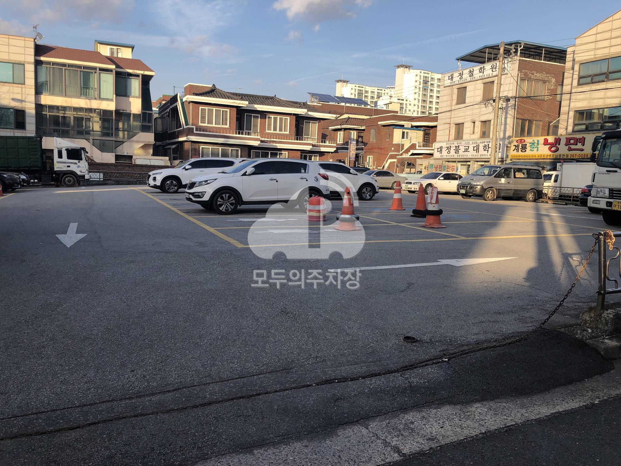 우산중학교앞 공영 주차장 이미지 2
