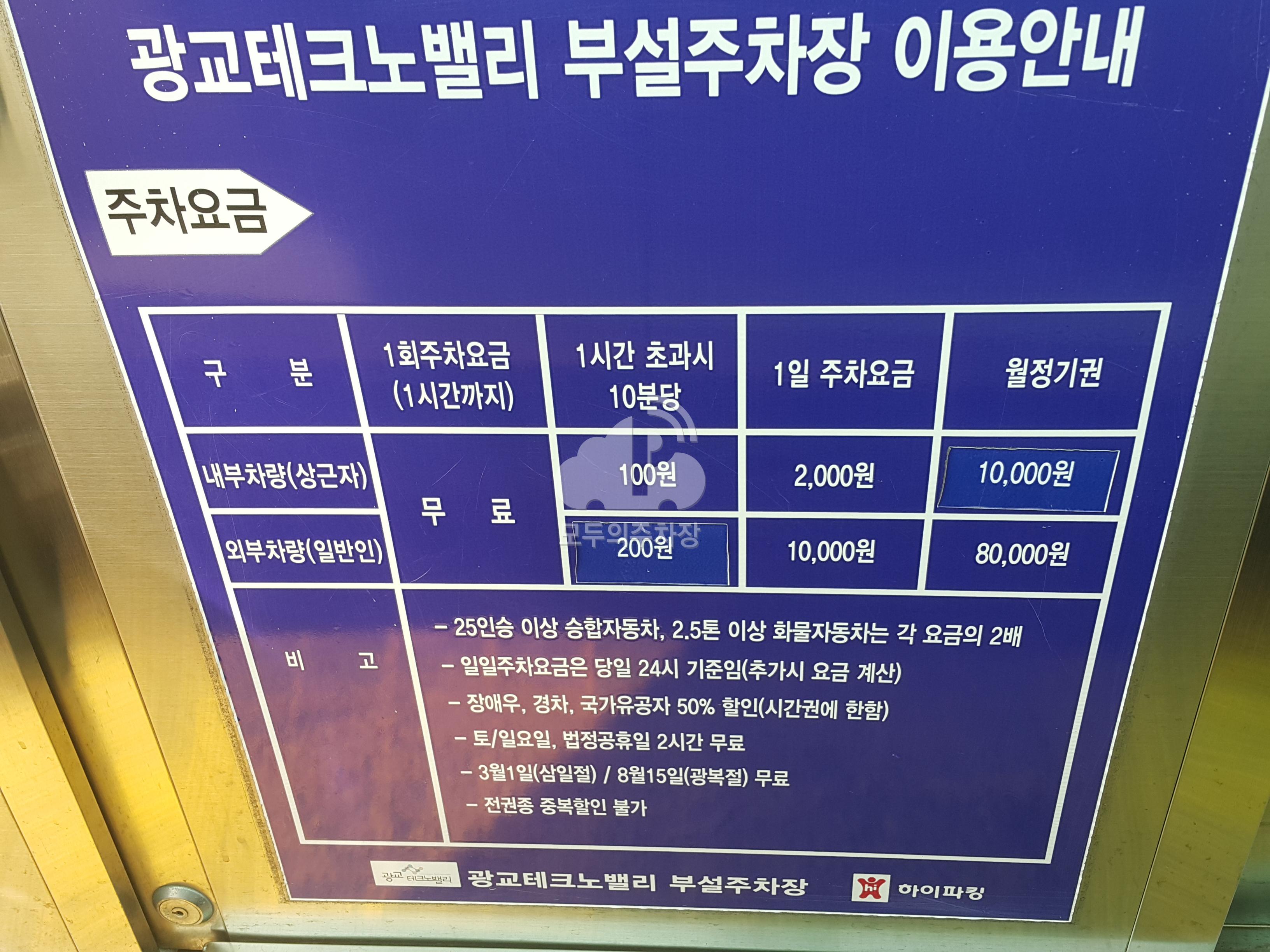 광교테크노벨리 (서울대융합과학원측) 주차장 이미지 1