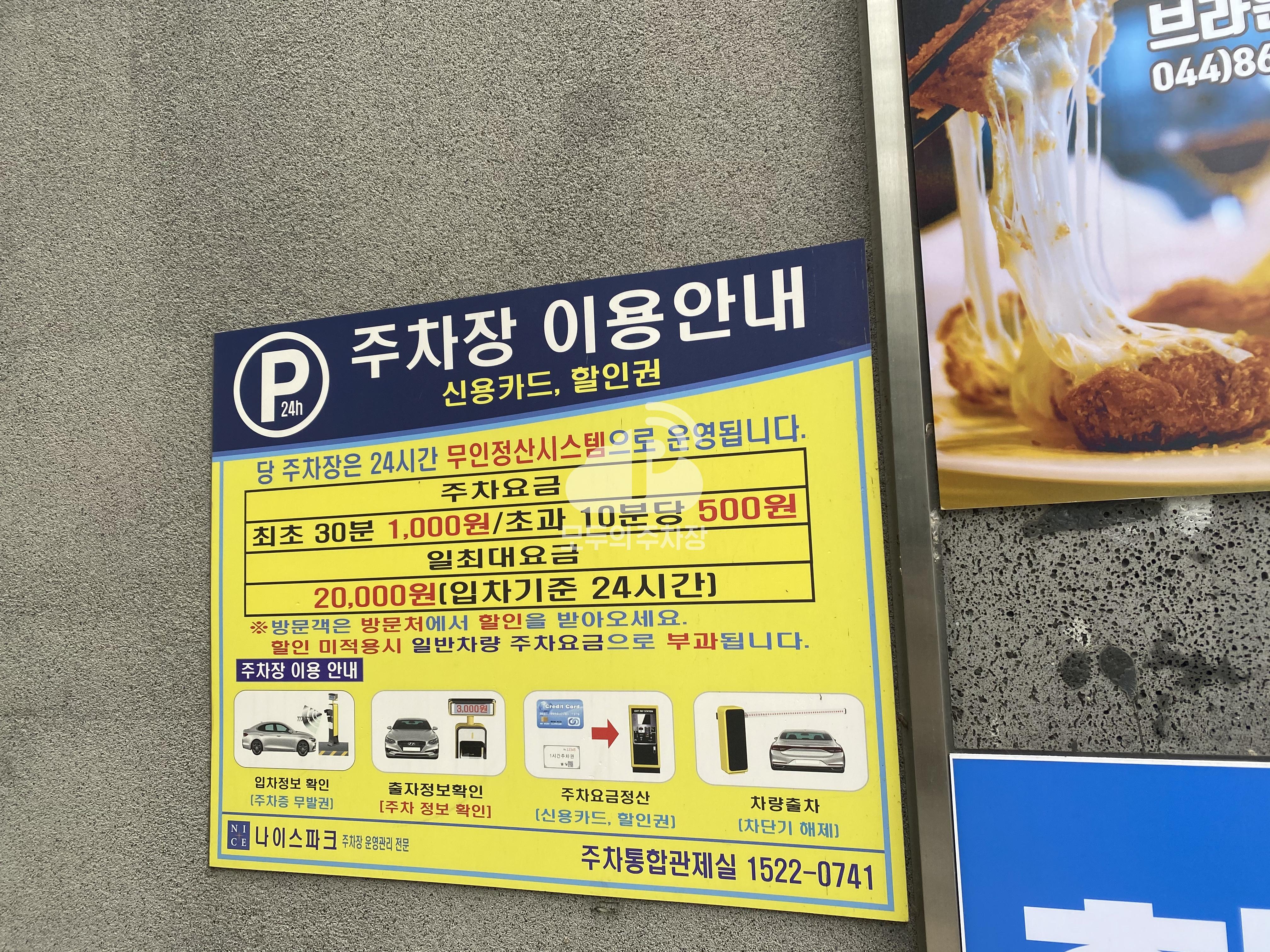 나이스파크 세종 금강프라자 주차장 이미지 2