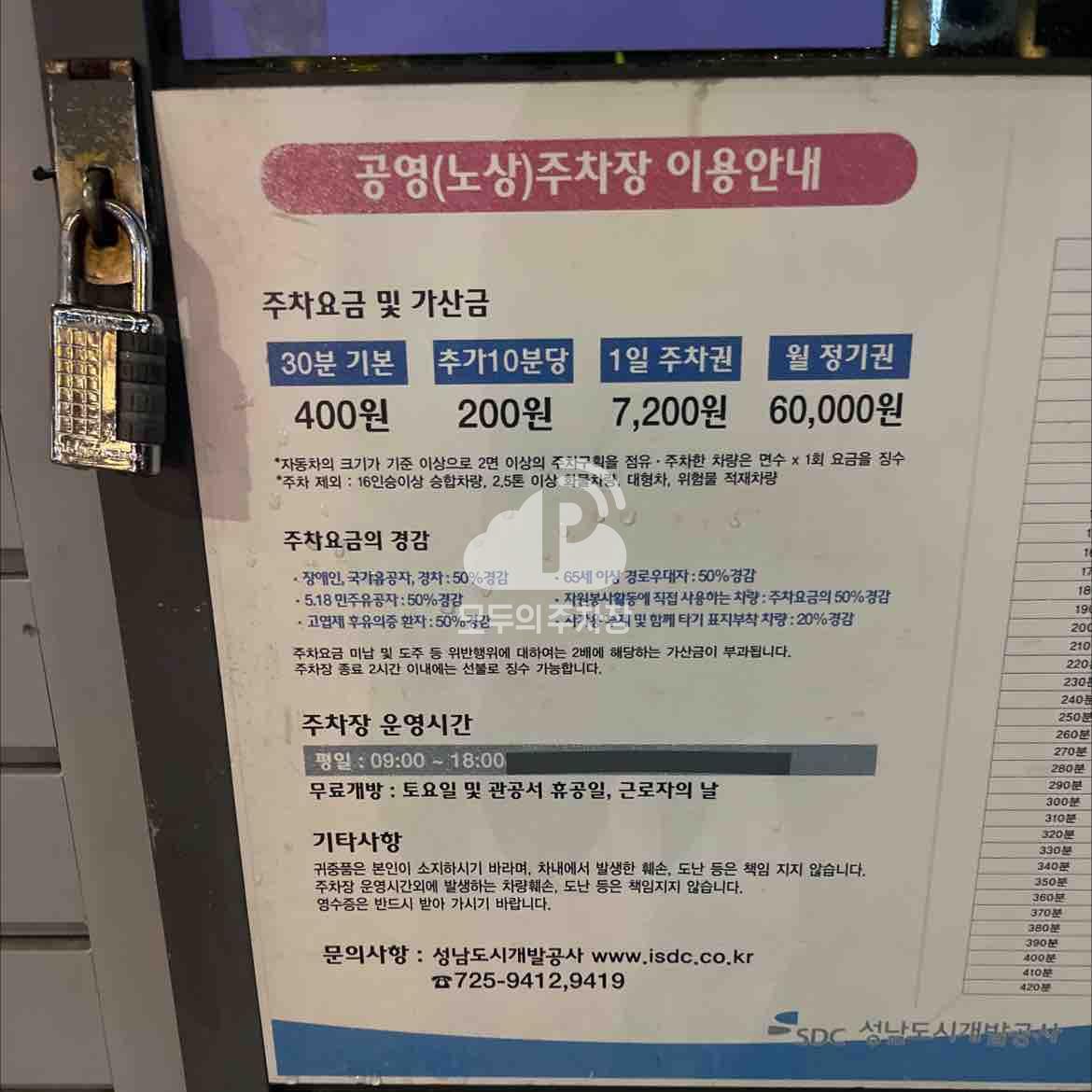 중상11 노상 공영 주차장 이미지 1